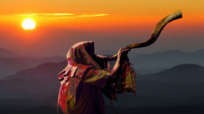 blowing horn